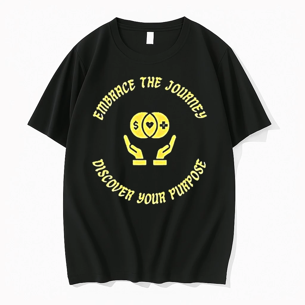 Embrace The Journey Discover Your Purpose Logo Shirts