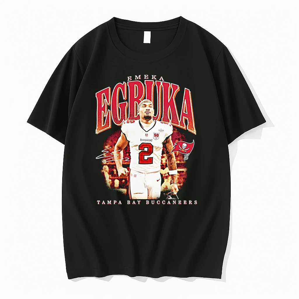 Emeka Egbuka Portrait Tampa Bay Buccaneers Shirts