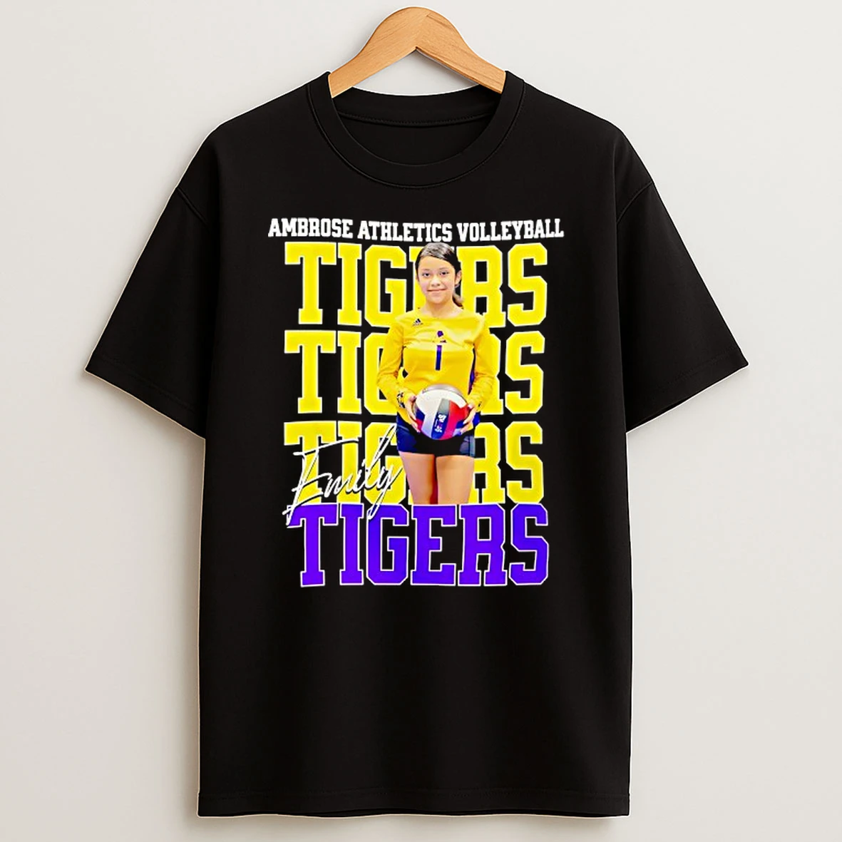 Emily Ambrose Athletics Tigers Volleyball Shirts