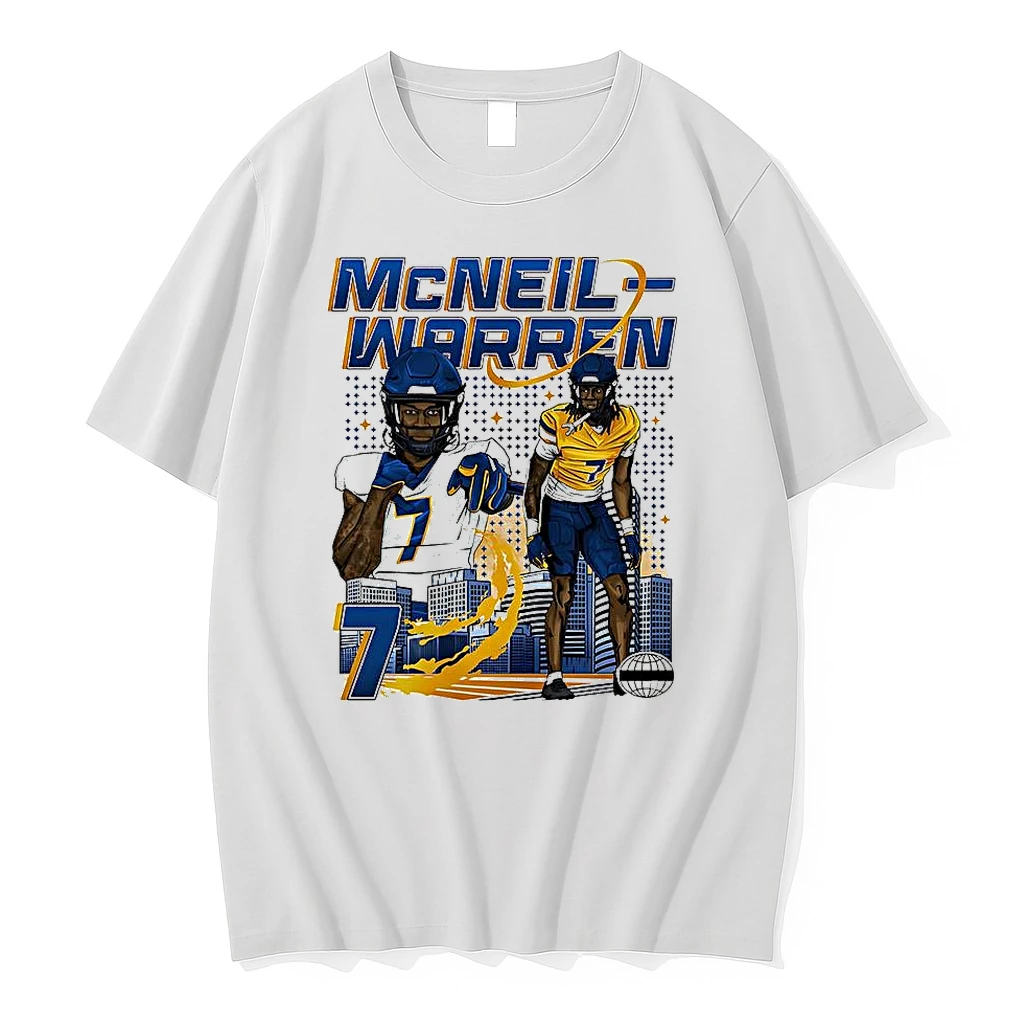 Emmanuel Mcneil Warren Toledo Rockets Football Number 7 Cartoon Shirts