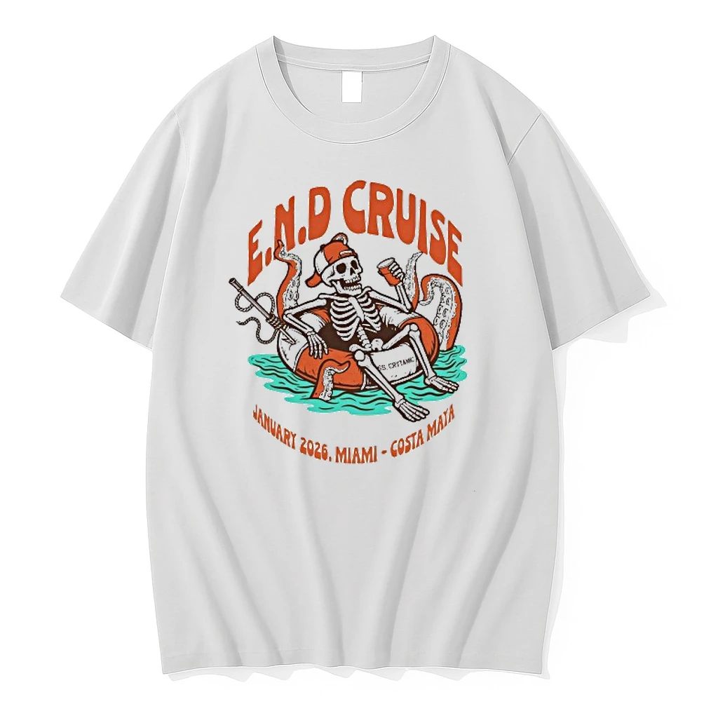 Emos Not Dead January 2026 Miami Costa Maya Party Bouy Skeleton Shirts