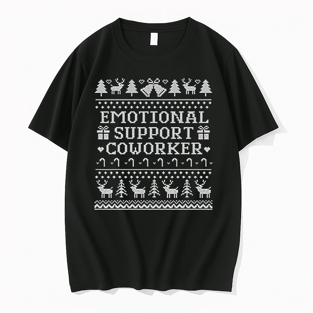 Emotional Support Coworker Christmas Shirts