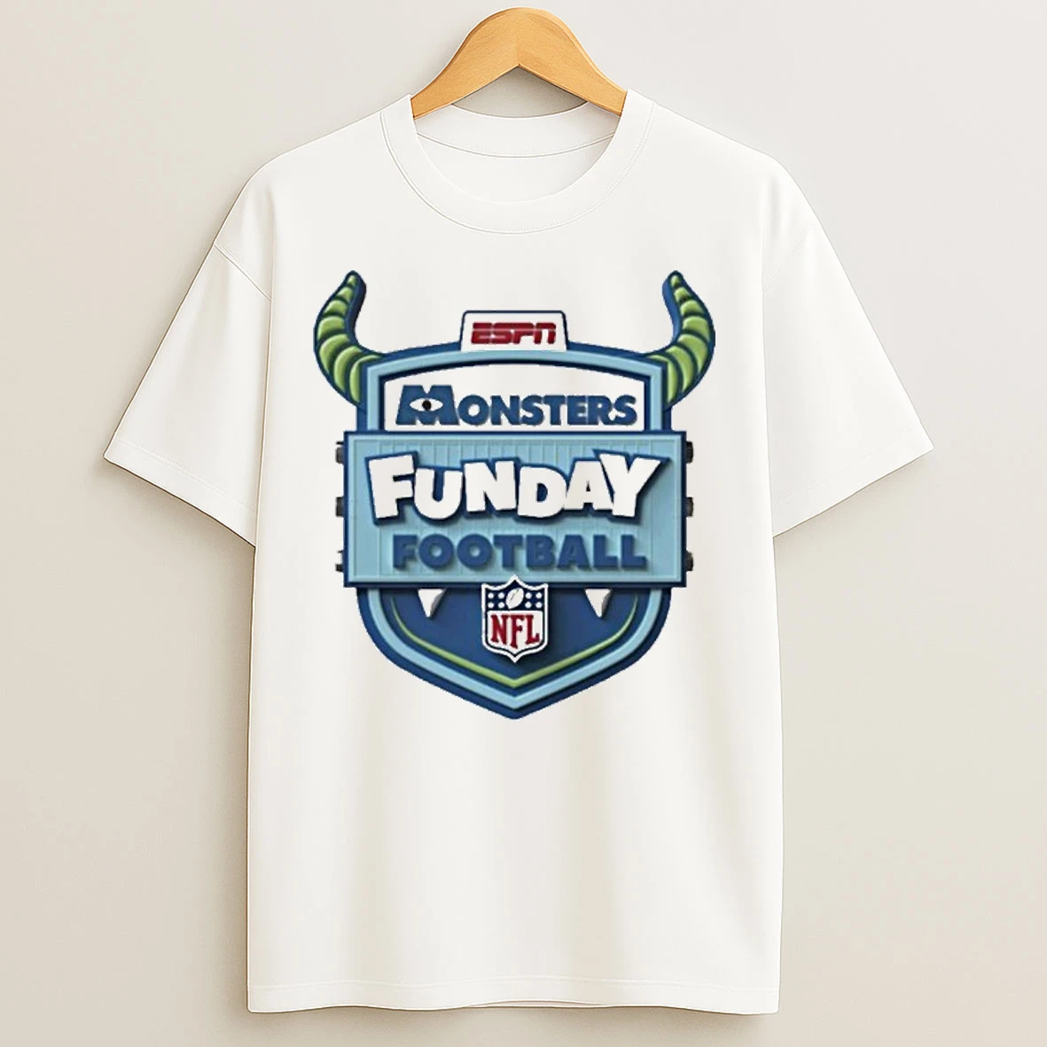 Espn Monsters Funday Football Nfl 2025 T Shirts