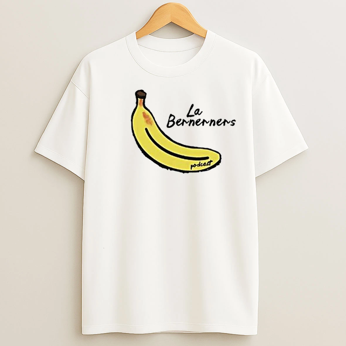 Exactly Right Bananas Bernerners Circle White T Shirts