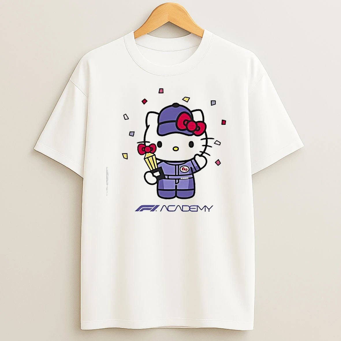 F1 Academy X Hello Kitty 2025 Racing Merch T Shirts