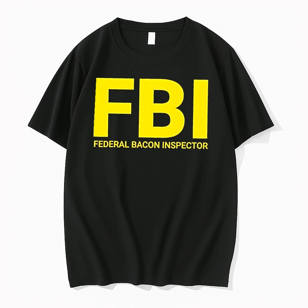 Fbi Federal Bacon Inspector Funny Bacon Shirts
