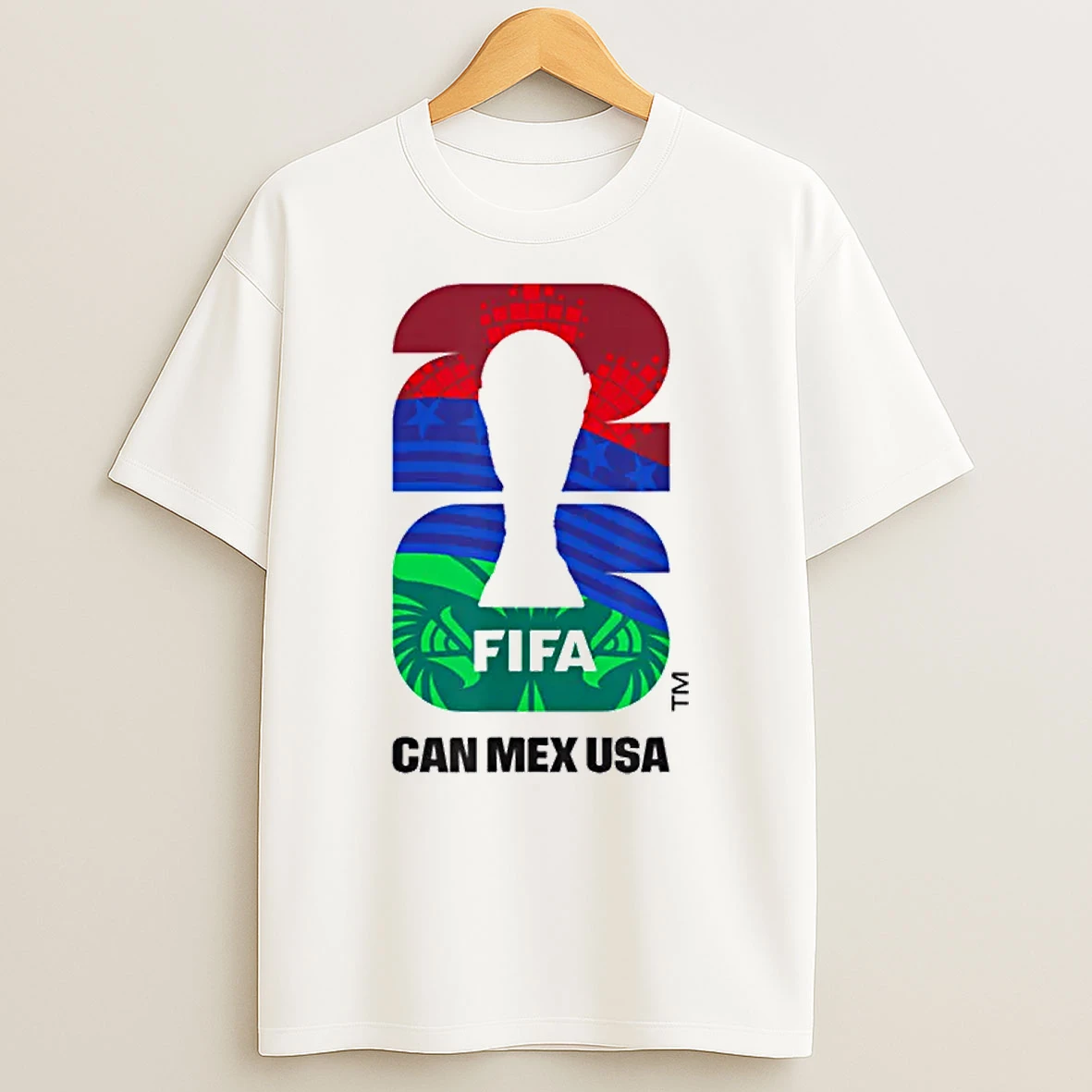 Fifa World Cup26 Host Country Trophy Logo Shirts