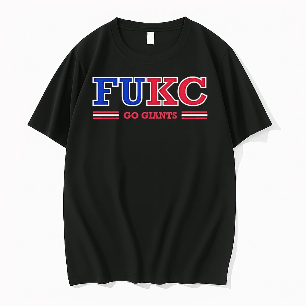 Fukc The Chiefs Go New York Giants Football Shirts