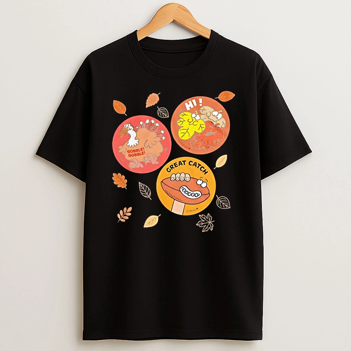 Fall Trio Scratch N Sniff Great Catch Gobble Shirts