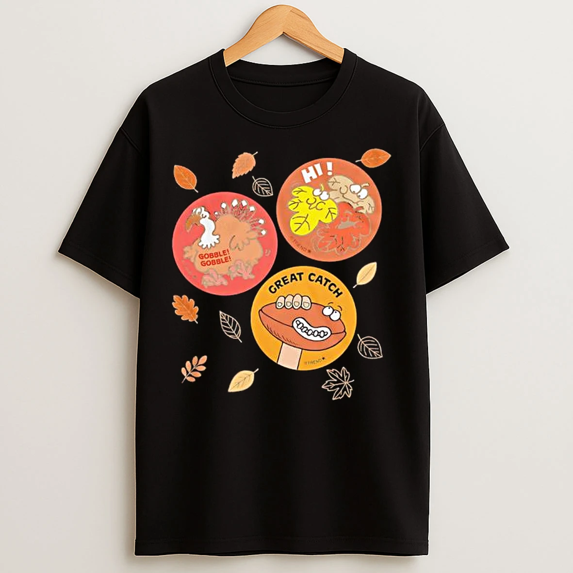 Fall Trio Scratch N Sniff Great Catch Gobble T Shirts