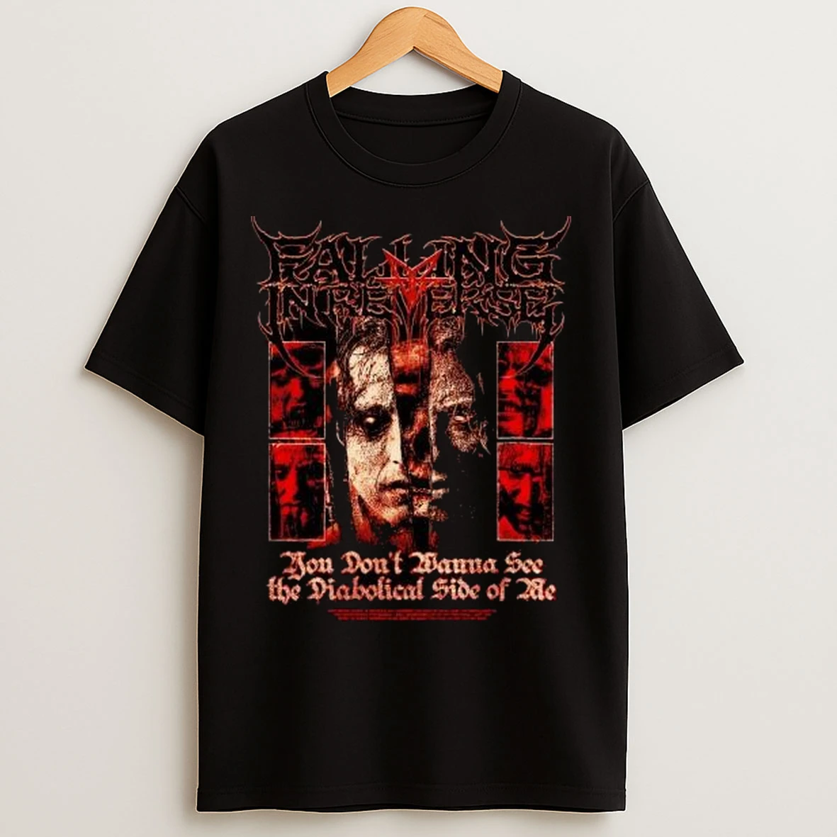 Falling In Reverse Diabolical Circle Black T Shirts