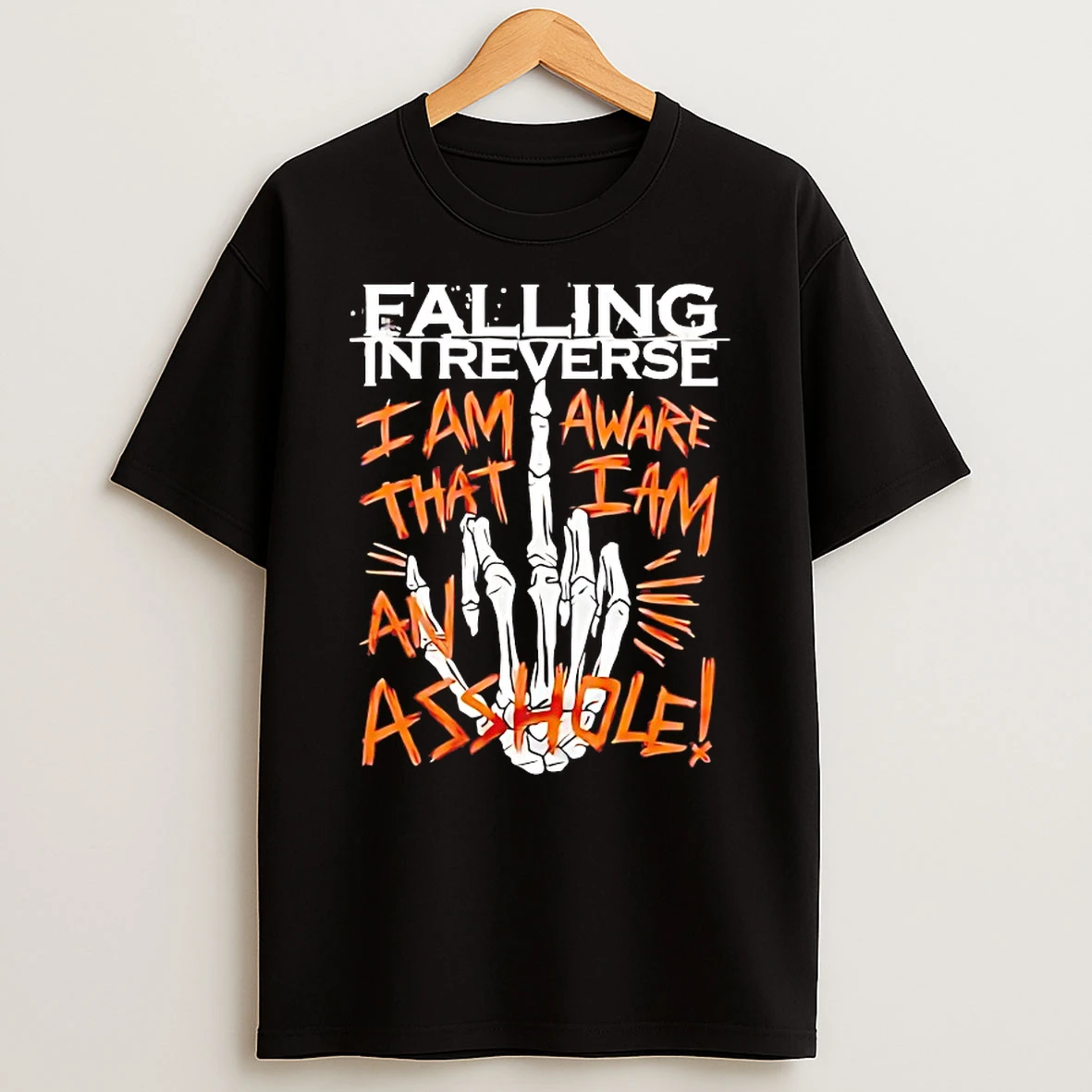 Falling In Reverse I Am Aware That I Am An Asshole Shirts