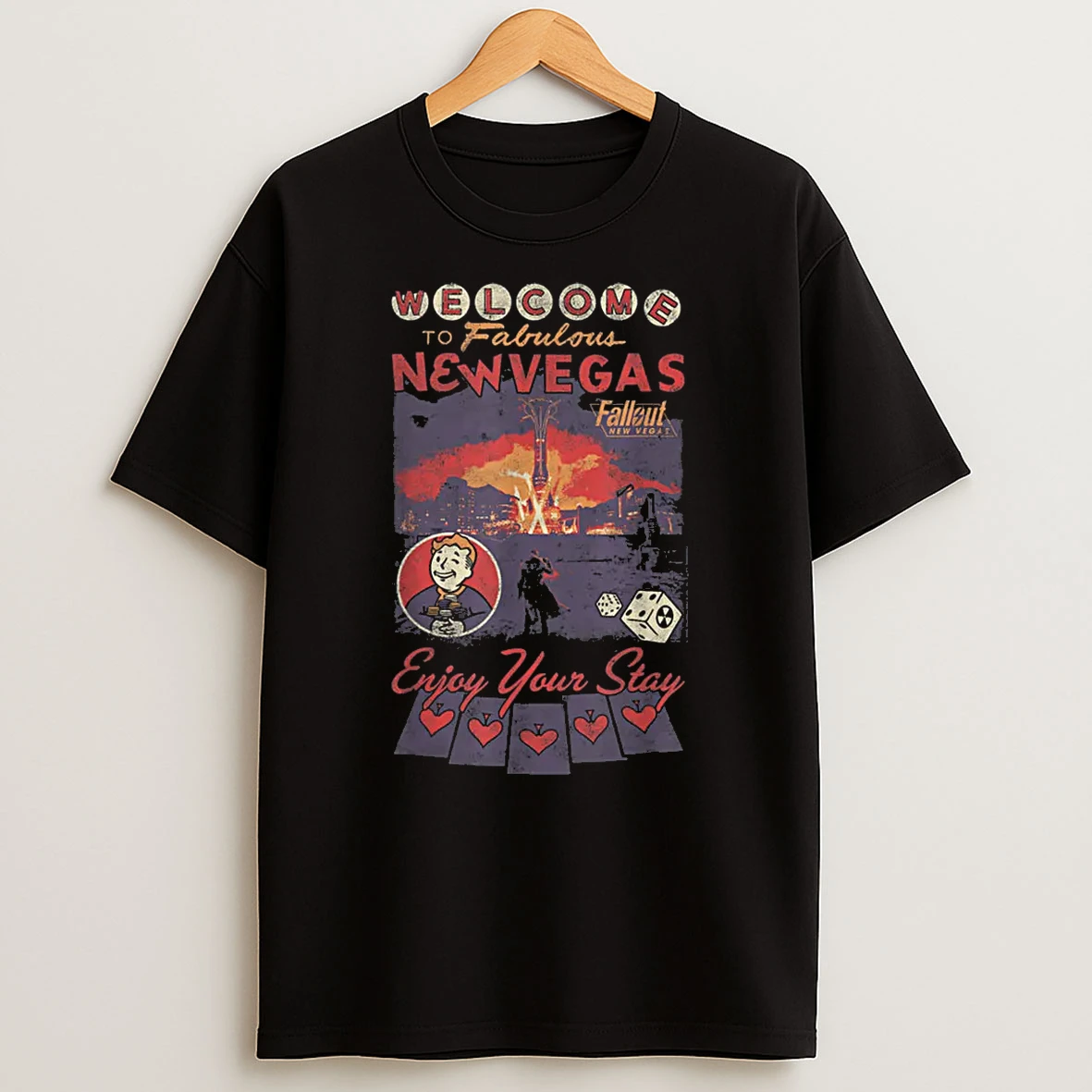 Fallout Welcome To Fabulous New Vegas Vintage Video Game Shirts