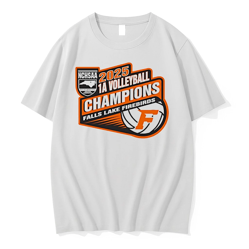 Falls Lake Firebirds 2025 Nchsaa 1a Volleyball Champions Shirts