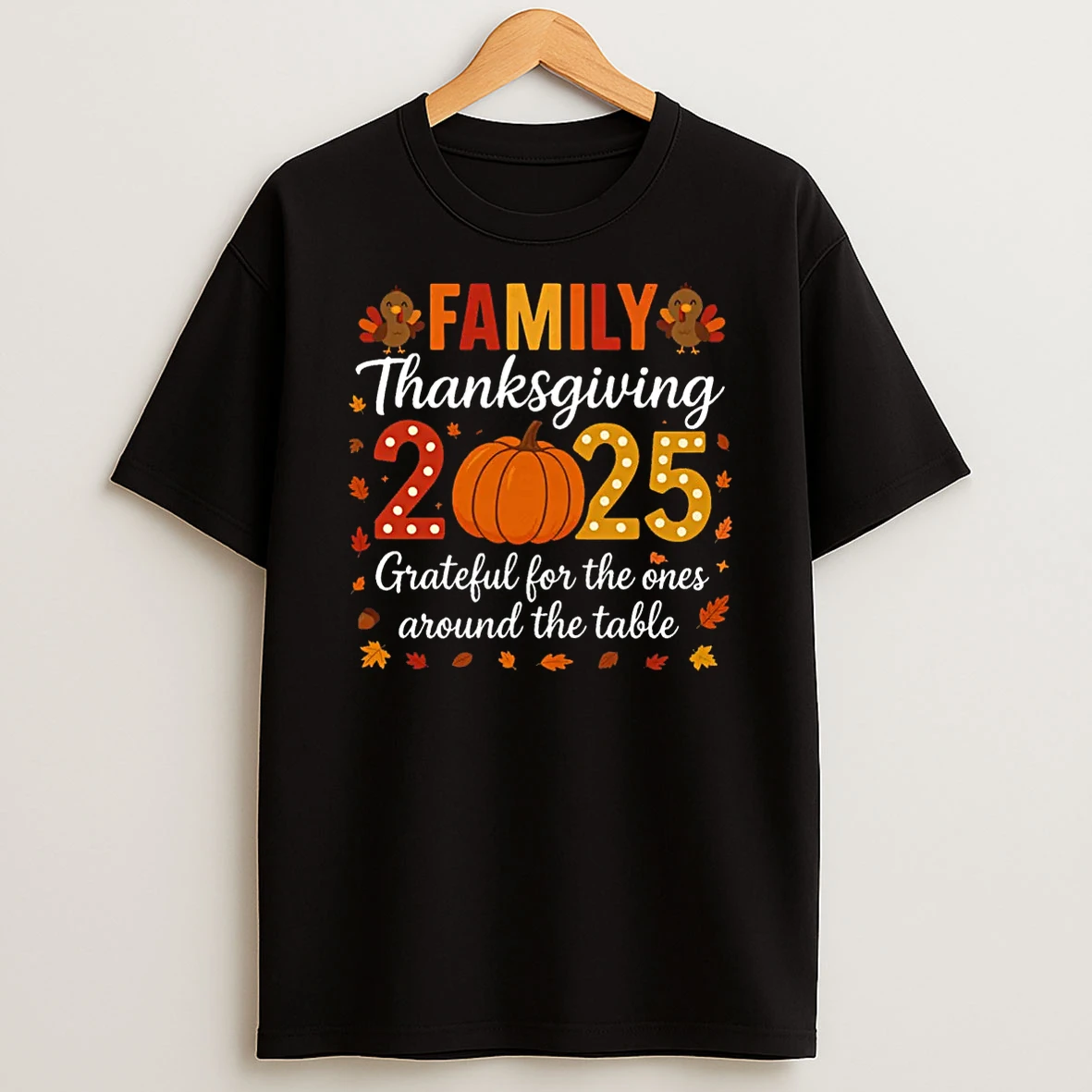 Family Thanksgiving Shirts 2025 Outfits Pajamas Matching Set Shirts