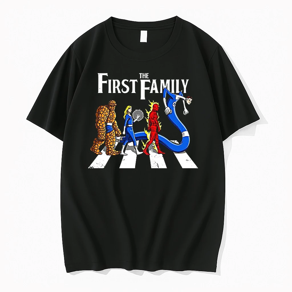 Fantastic Four The First Family Cross The Road Shirts