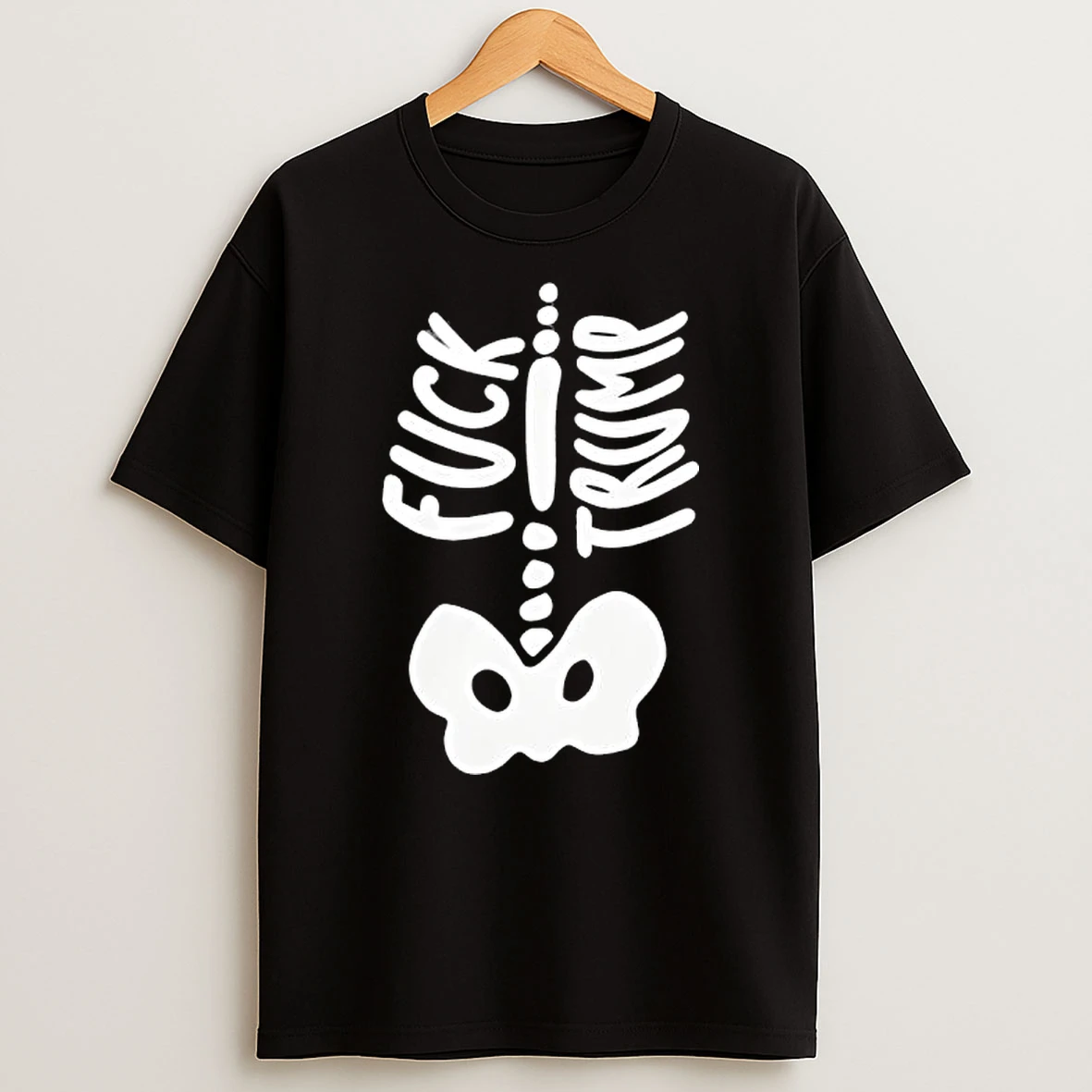 Fdt Fuck Trump Skeleton Bone For Halloween 2025 Shirts