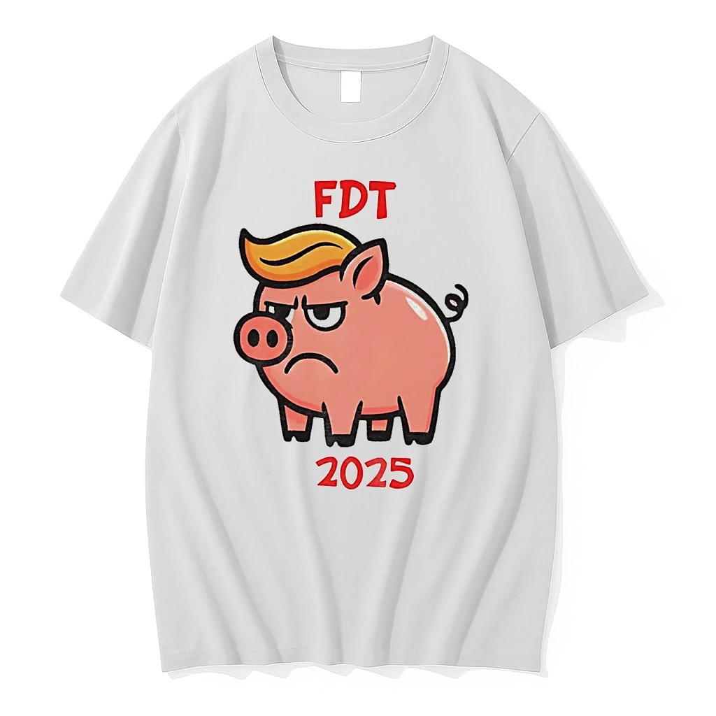 Fdt Quiet Piggy 2025 Anti Trump Shirts