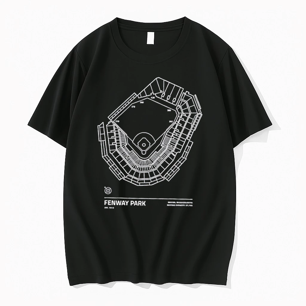 Fenway Park Stadium Collection Boston Massachusetts Seating Capacity 37755 Shirts
