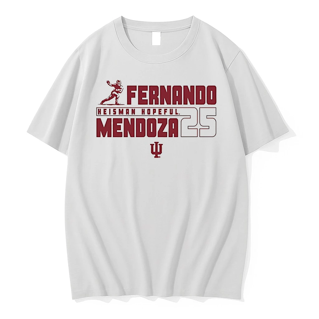 Fernando Mendoza Heisman Hopeful 2025 Indiana Hoosiers Shirts