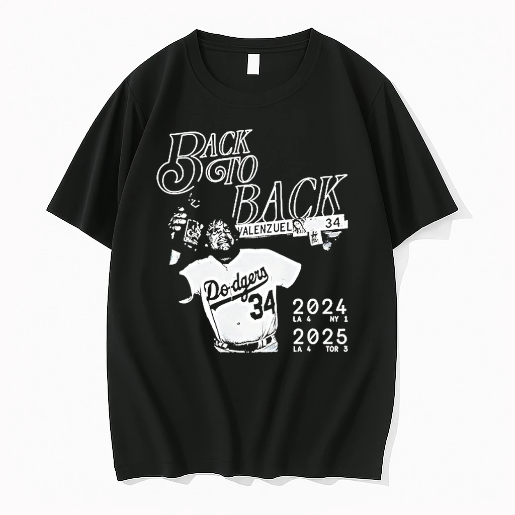 Fernando Valenzuela Los Angeles Dodgers Back To Back 4 3 World Series Score Shirts