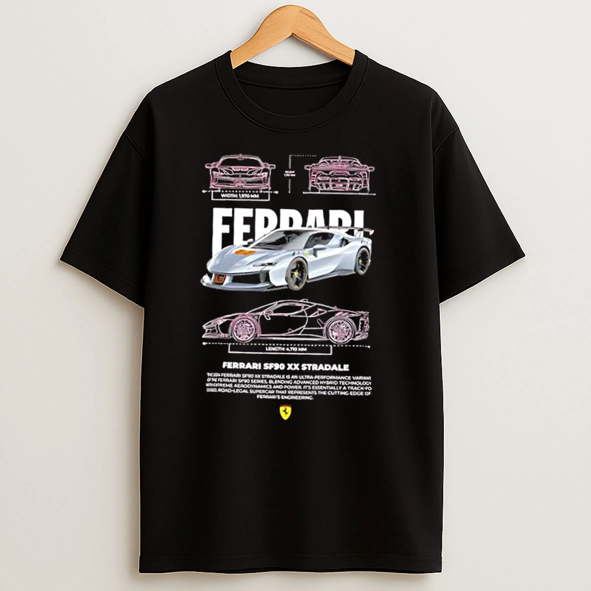 Ferrari Sf90 Xx Stradale Supercar Power T Shirts