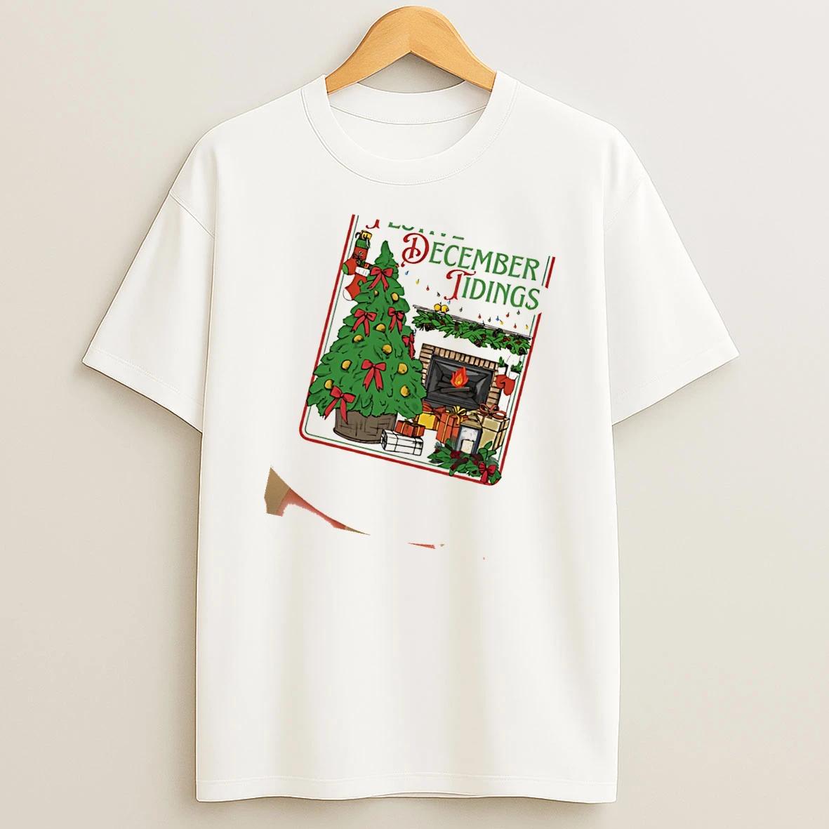 Festive December Tidings Merry Christmas 2025 Shirts