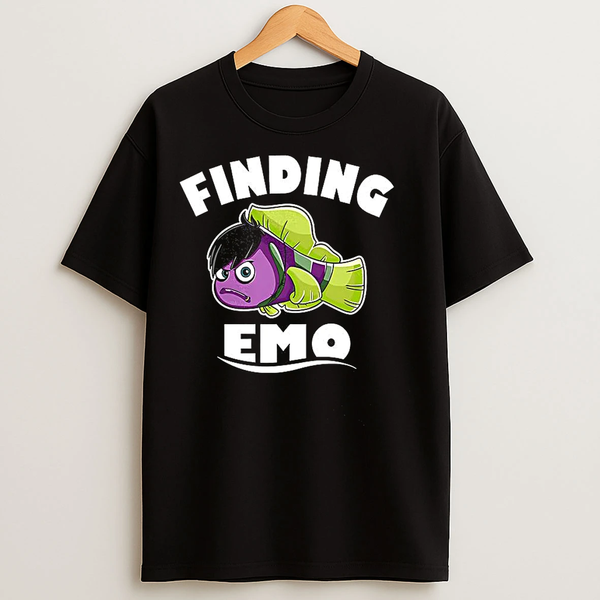 Finding Emo Nemo Parody T Shirts