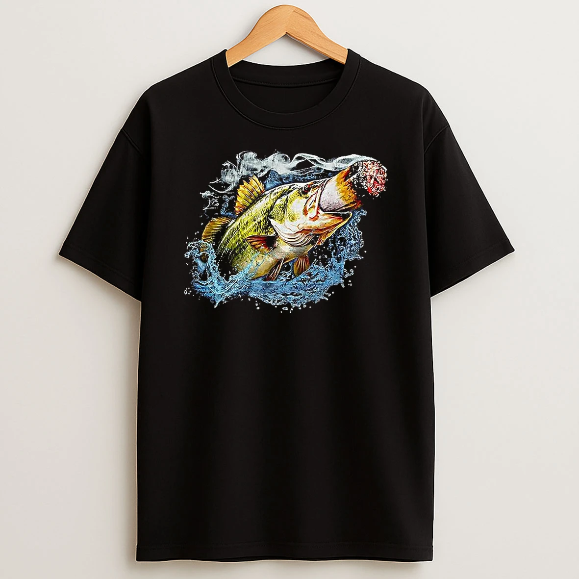 Fish Smokin A Bigass Doink Funny Shirts