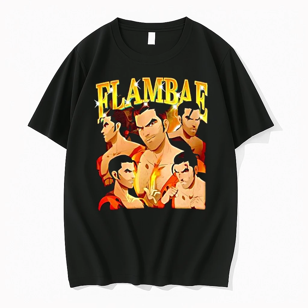 Flambae Dispatch Video Game Graphic Shirts