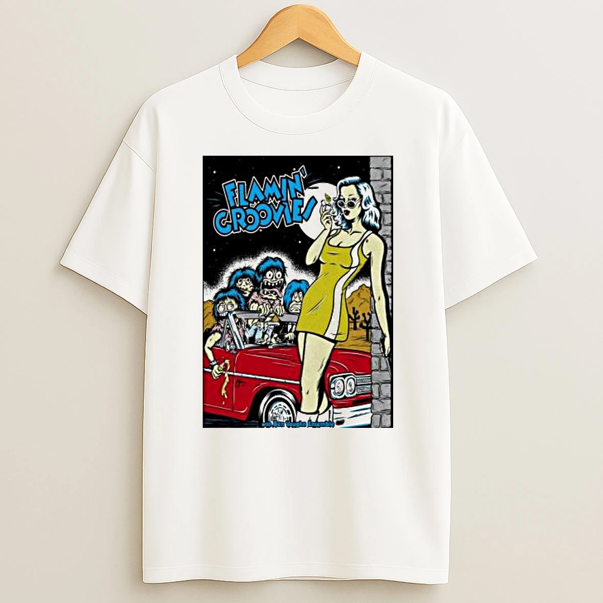 Flamin Groovies And Ben Vaughn Ensemble At Mojave Gold In Yucca Valley Ca Nov 21 2025 Shirts