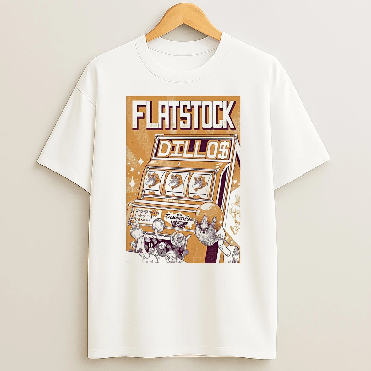 Flatstock Dill 2025 Designer Con Las Vegas Nevada Shirts