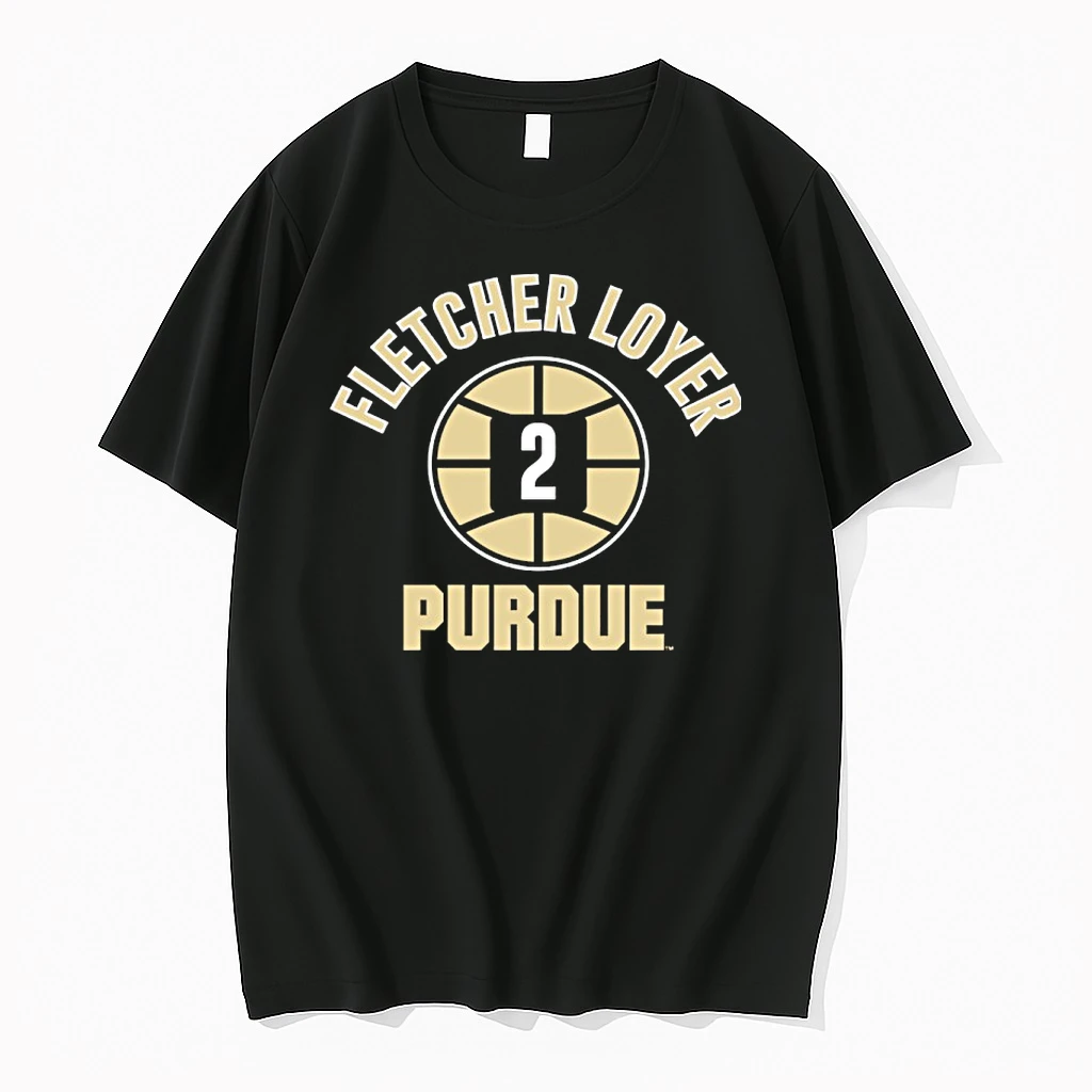 Fletcher Loyer 2 Purdue Boilermakers Basketball Name Number Ball Shirts
