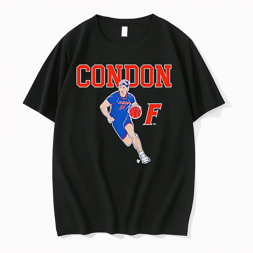 Florida Basketball Alex Condon Name Pose Shirts