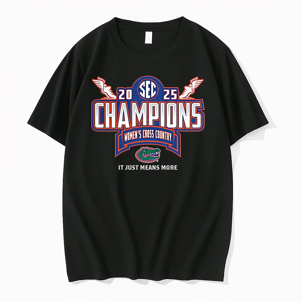 Florida Gators 2025 Sec Womens Cross Country Conference Champions Shirts