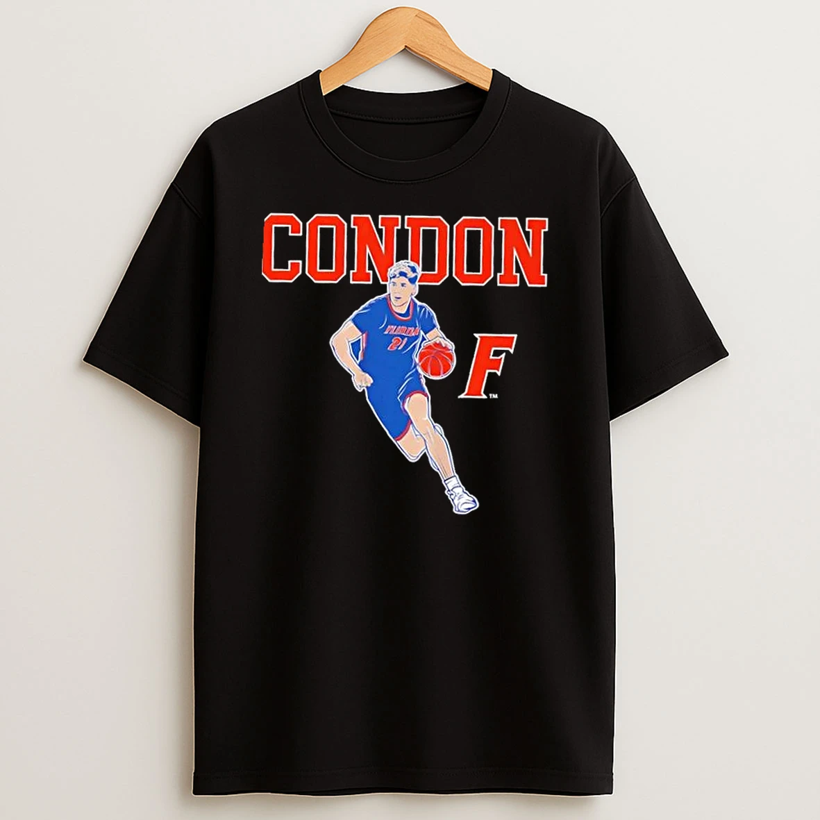 Florida Gators Basketball Alex Condon Name Pose Shirts