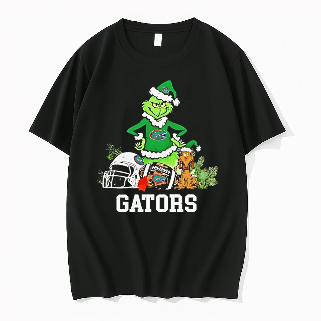 Florida Gators The Grinch And Max Helmet Christmas 2025 Shirts