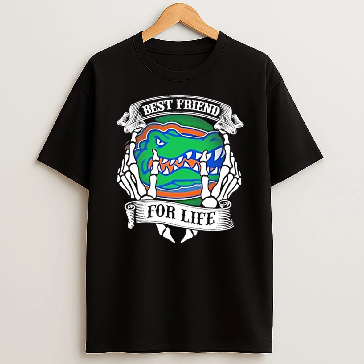 Florida Gators Best Friend For Life Hands Bones Shirts
