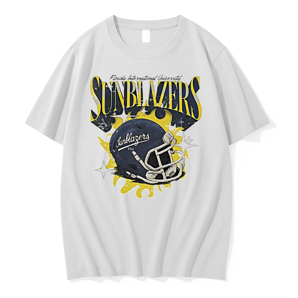 Florida International University Fiu Sunblazers Helmet Shirts