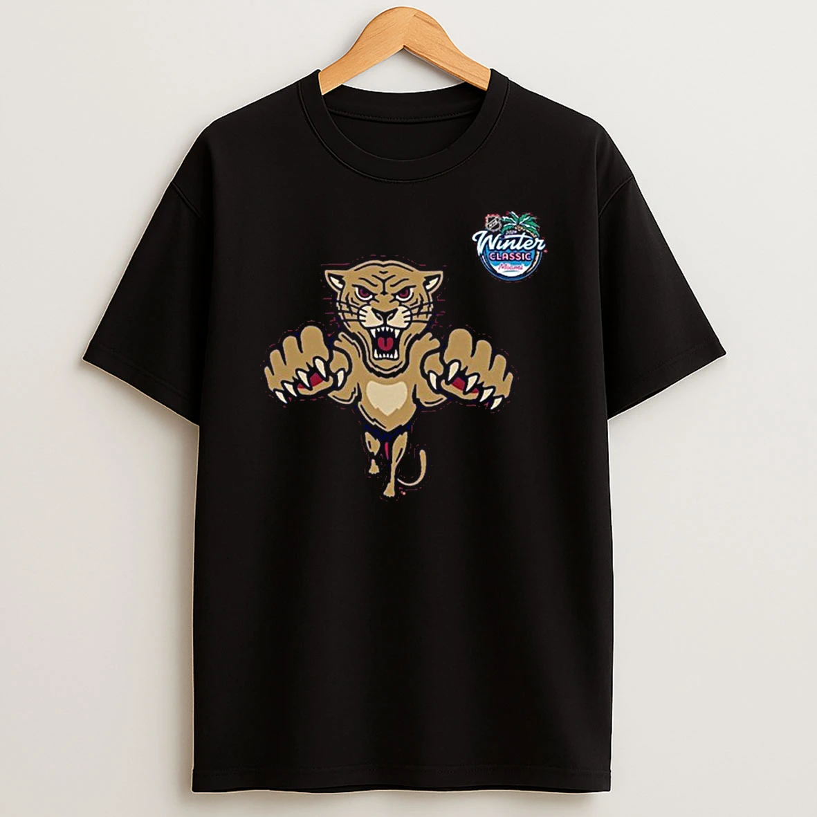 Florida Panthers 2026 Nhl Winter Classic Mascot Logo Shirts