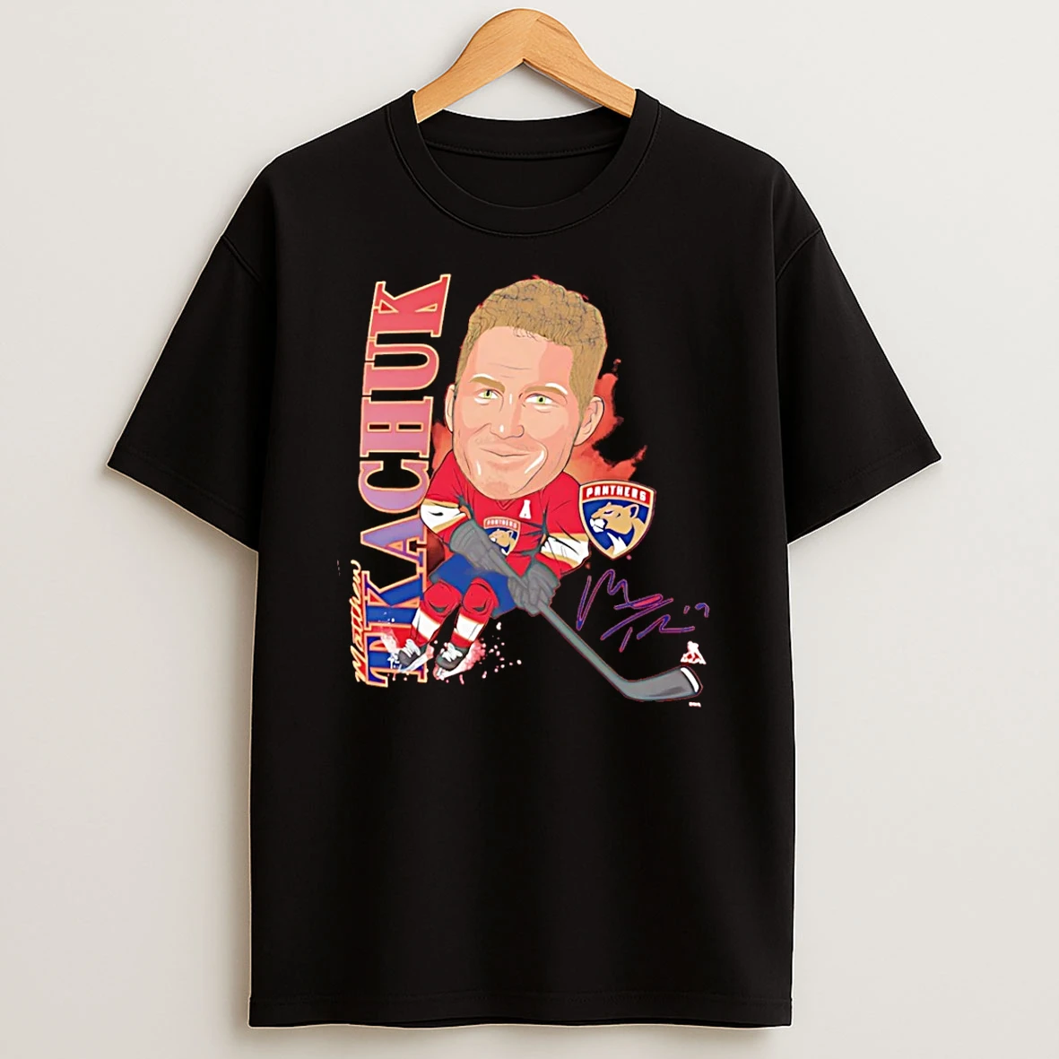 Florida Panthers Matthew Tkachuk Caricature Player Shirts