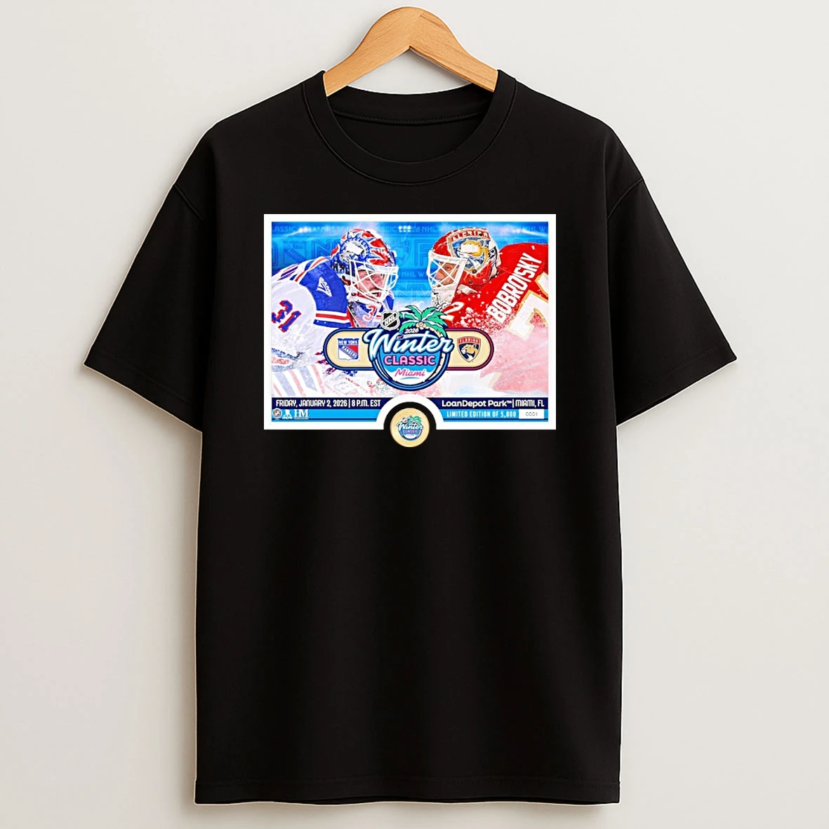 Florida Panthers Vs New York Rangers 2026 Nhl Winter Classic Shirts