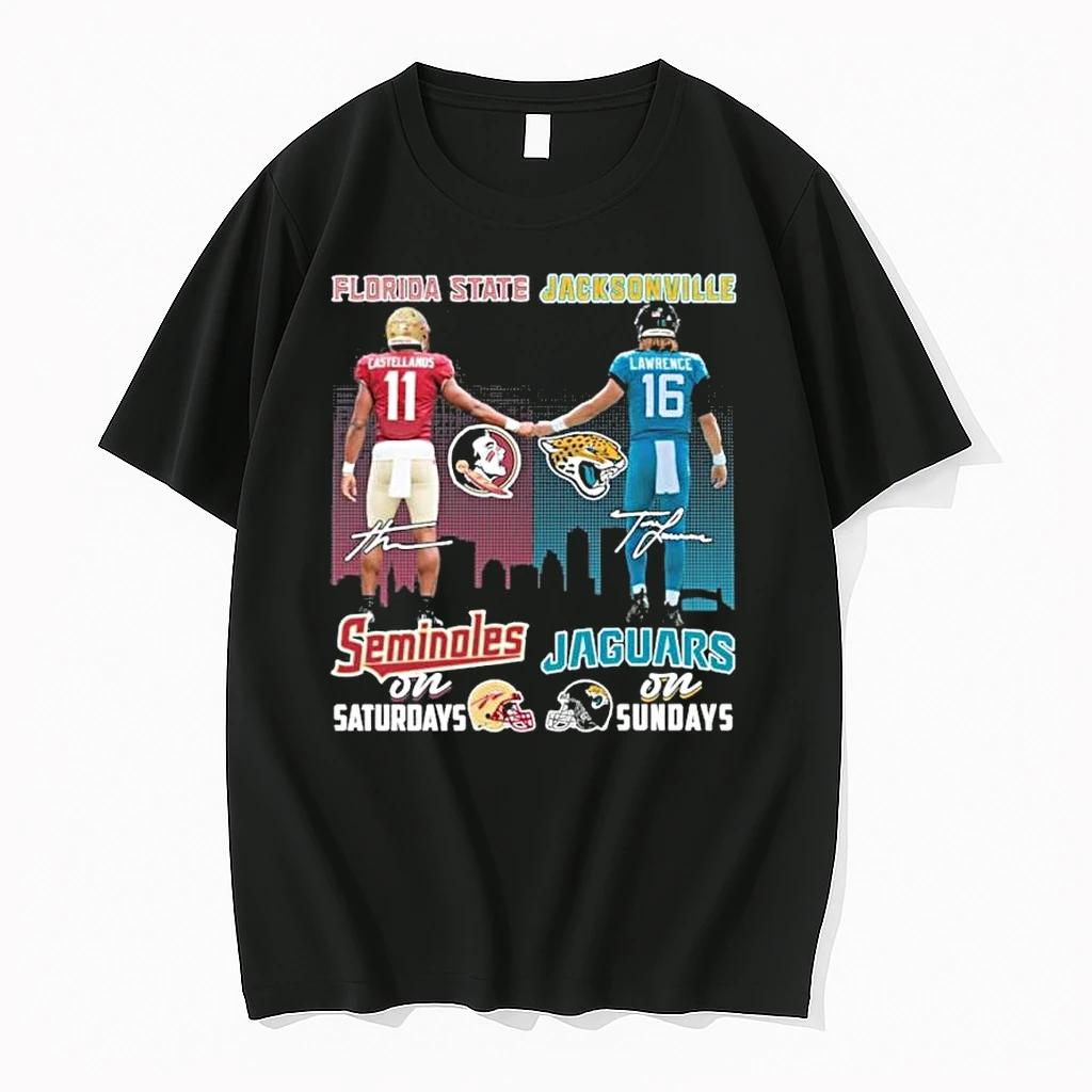 Florida State And Jacksonville On Saturdays On Sundays Shirts