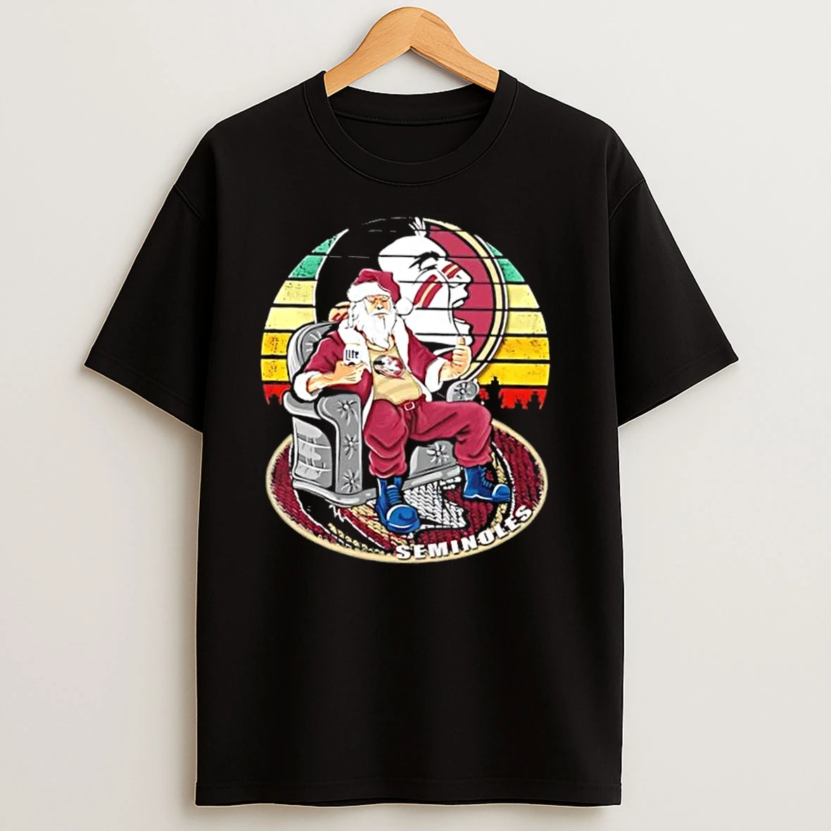 Florida State Seminoles X Santa Claus Christmas Vintage T Shirts