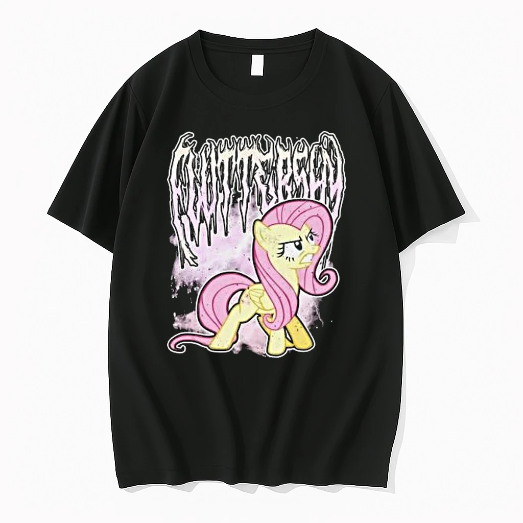 Fluttershy My Little Pony Metal Shirts