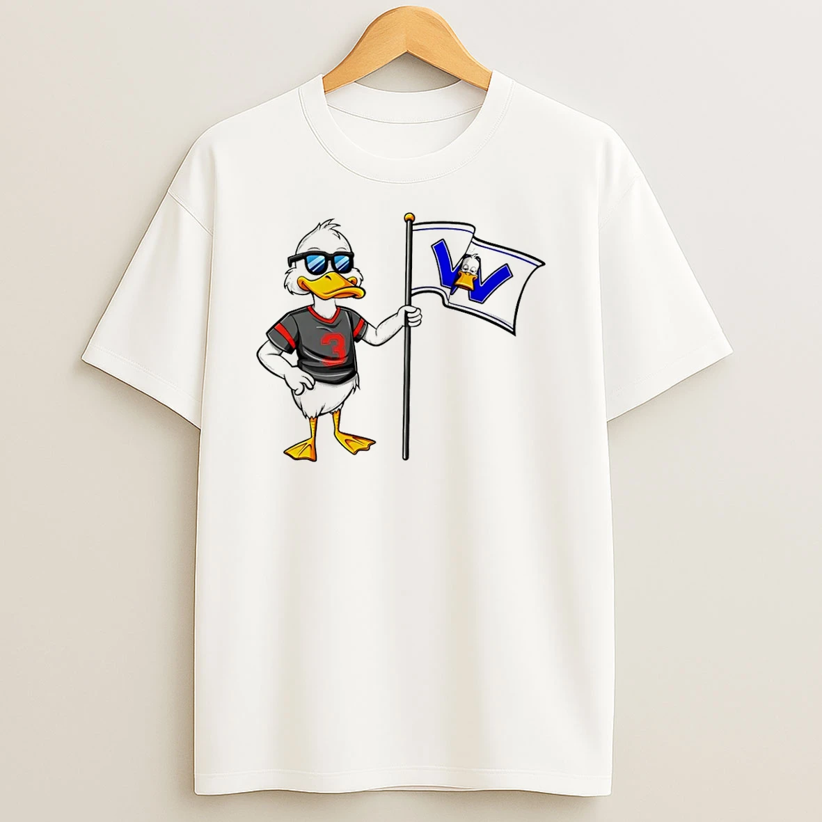 Fly The Dub Duck Sports Mascot T Shirts
