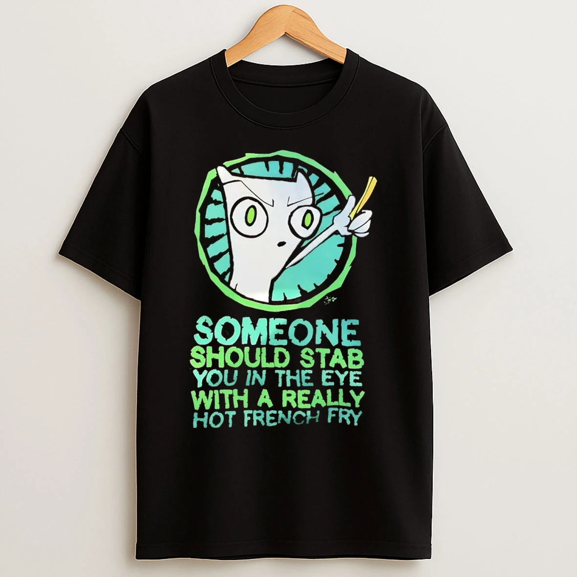 Foamy The Squirrel Someone Should Stab You In The Eye T Shirts
