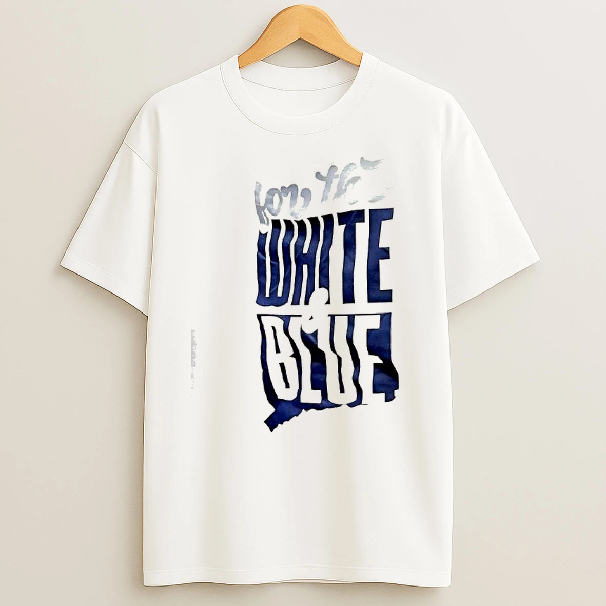For The White Blue T Shirts