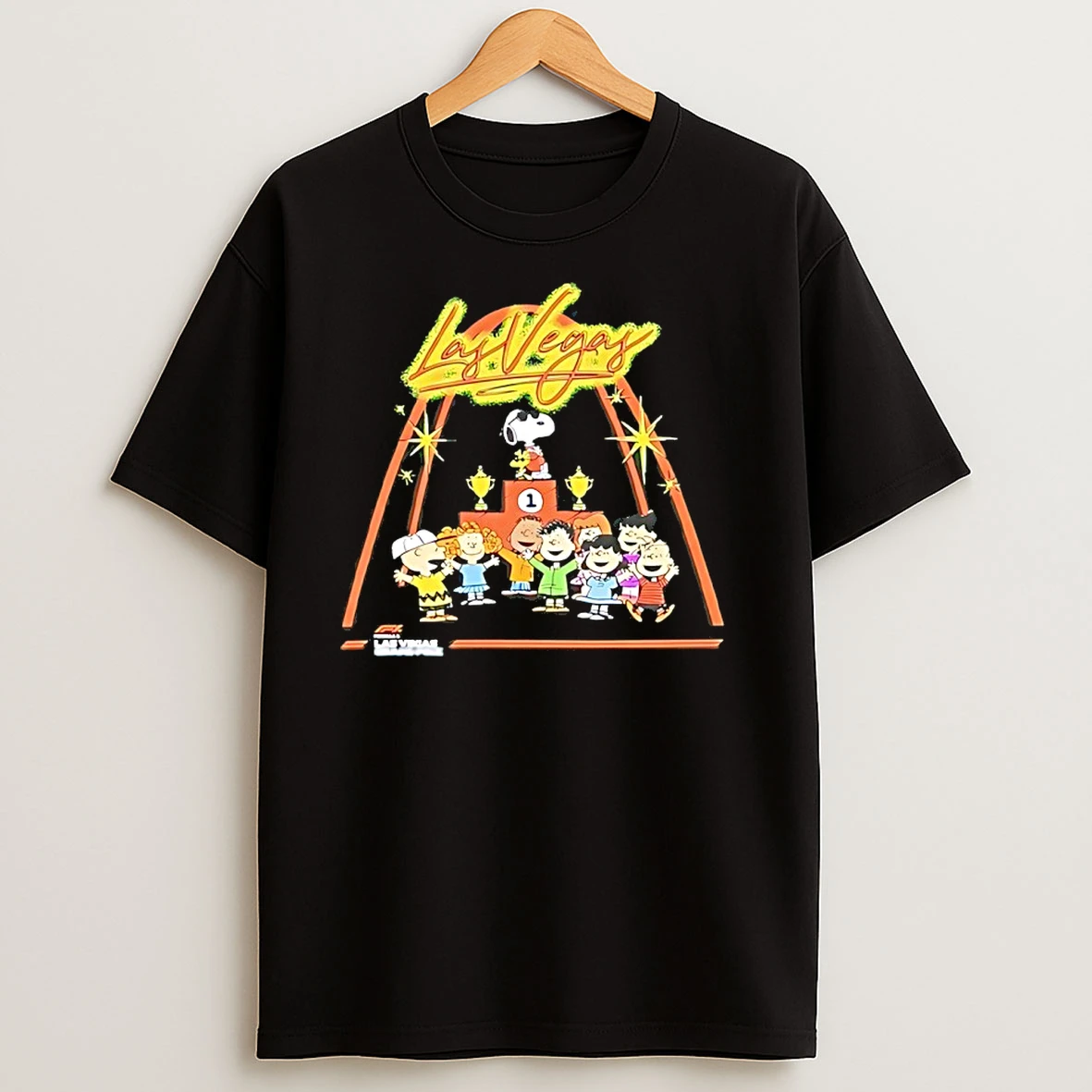 Formula 1 X Peanuts Las Vegas Grand Prix Podium T Shirts