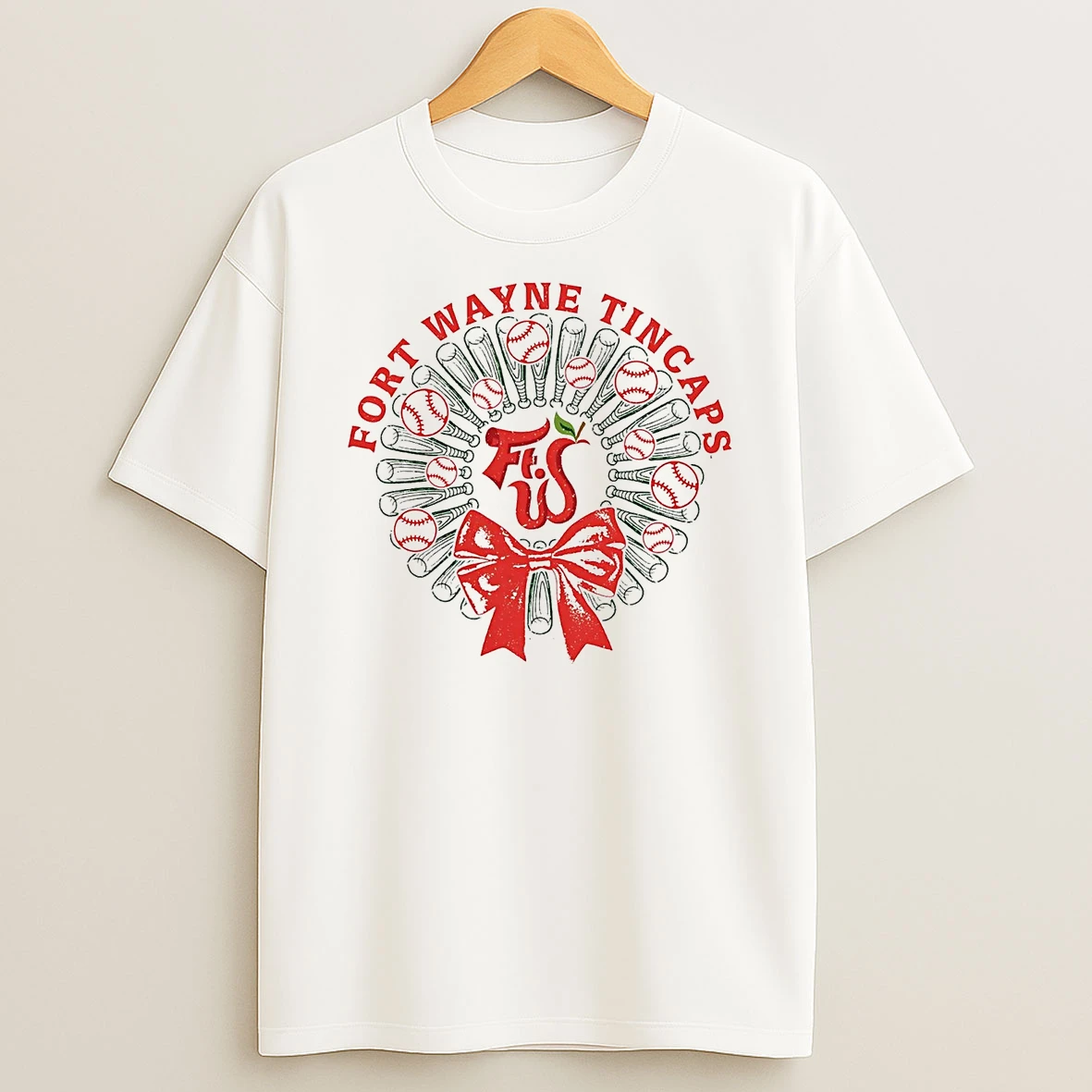 Fort Wayne Tincaps Christmas Wreath Shirts